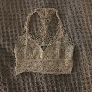 *6$*Urban outfitters white cream lace bralette